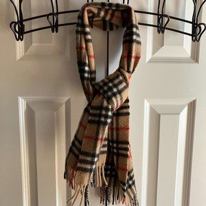 Authentic Burberrys® of London 100% CASHMERE Scarf